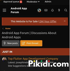 Android App Forum For Sale