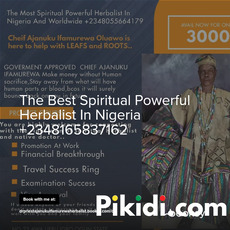 The Best Spiritual Powerful Herbalist In Nigeria +2348165837162