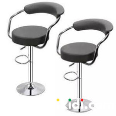 Adjustable Height Swivel Metal Bar Stool