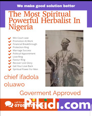 The Most Powerful Spiritual Herbalist In Nigeria oluawoagbomola1+2347054677644