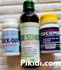 De Senior Men Drink+Nock Out Capsule+Topnotch Cucumber Cream - 2